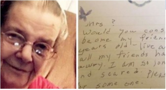 90 Jährige lässt ihrer Nachbarin einen handgeschriebenen Brief da: „Ich fühle mich furchtbar einsam.“